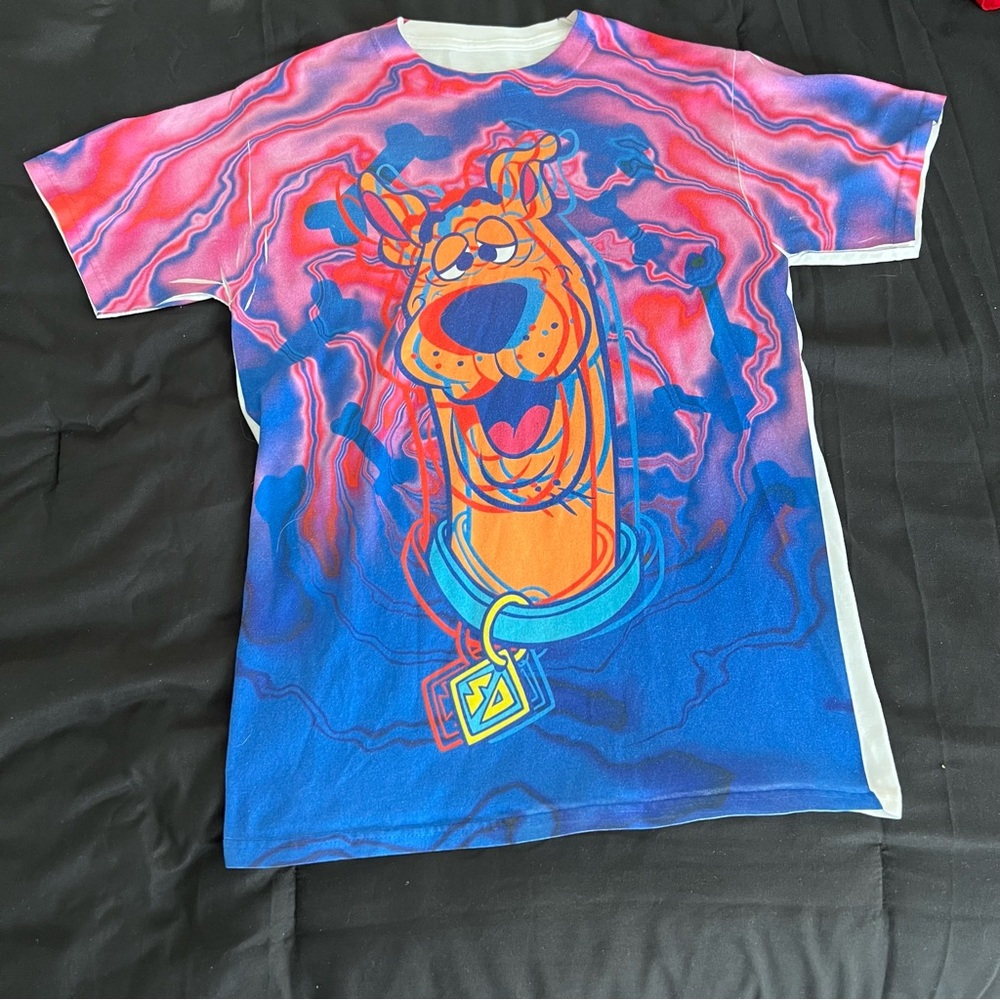 Scooby Doo Shirt Men’s Small Multicolor Funny High Shirt